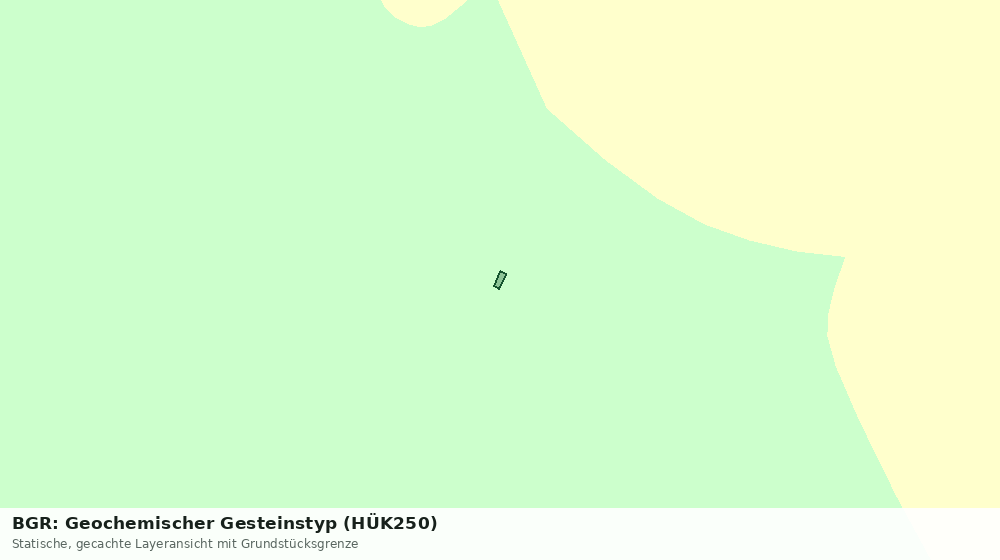 Statische Kartenansicht: BGR: Geochemischer Gesteinstyp (HÜK250)