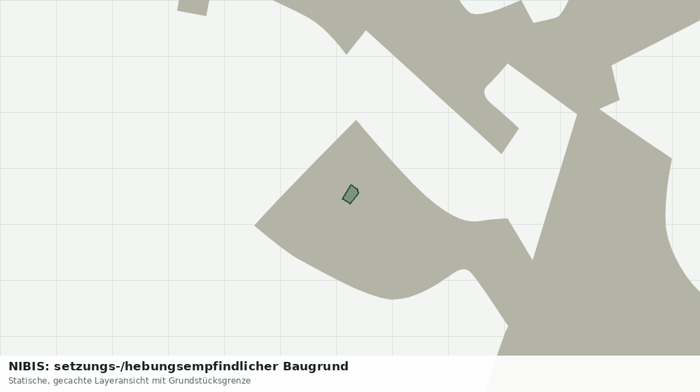 Statische Kartenansicht: NIBIS: setzungs-/hebungsempfindlicher Baugrund