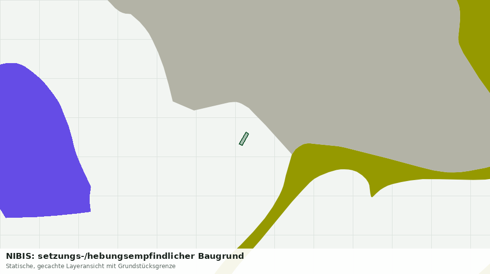 Statische Kartenansicht: NIBIS: setzungs-/hebungsempfindlicher Baugrund