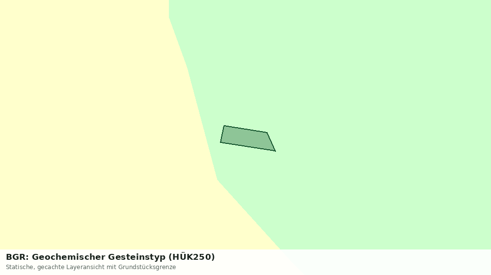 Statische Kartenansicht: BGR: Geochemischer Gesteinstyp (HÜK250)