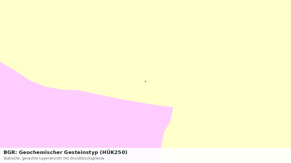 Statische Kartenansicht: BGR: Geochemischer Gesteinstyp (HÜK250)