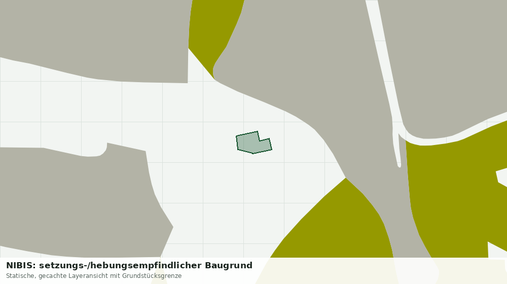 Statische Kartenansicht: NIBIS: setzungs-/hebungsempfindlicher Baugrund