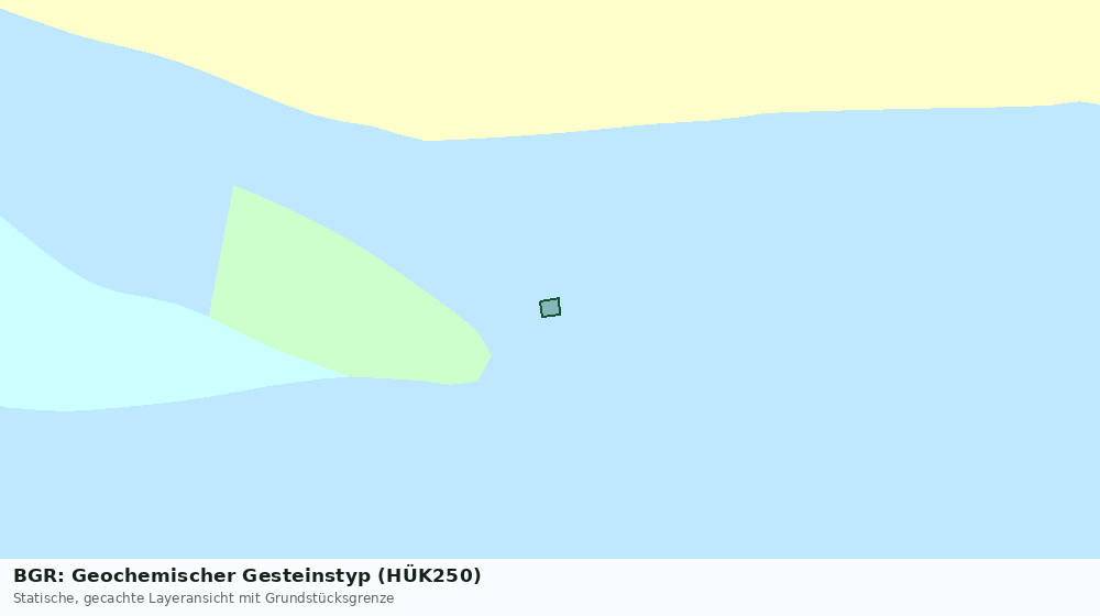 Statische Kartenansicht: BGR: Geochemischer Gesteinstyp (HÜK250)