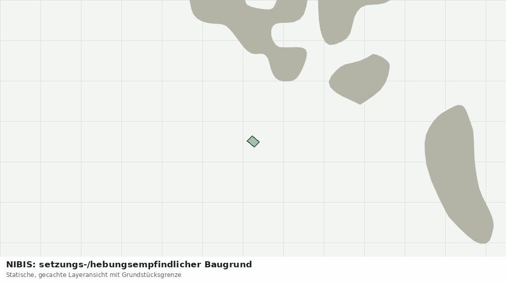 Statische Kartenansicht: NIBIS: setzungs-/hebungsempfindlicher Baugrund