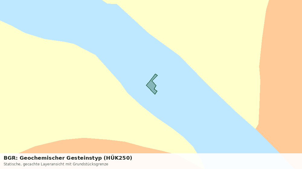 Statische Kartenansicht: BGR: Geochemischer Gesteinstyp (HÜK250)