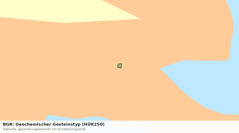 Statische Kartenansicht: BGR: Geochemischer Gesteinstyp (HÜK250)