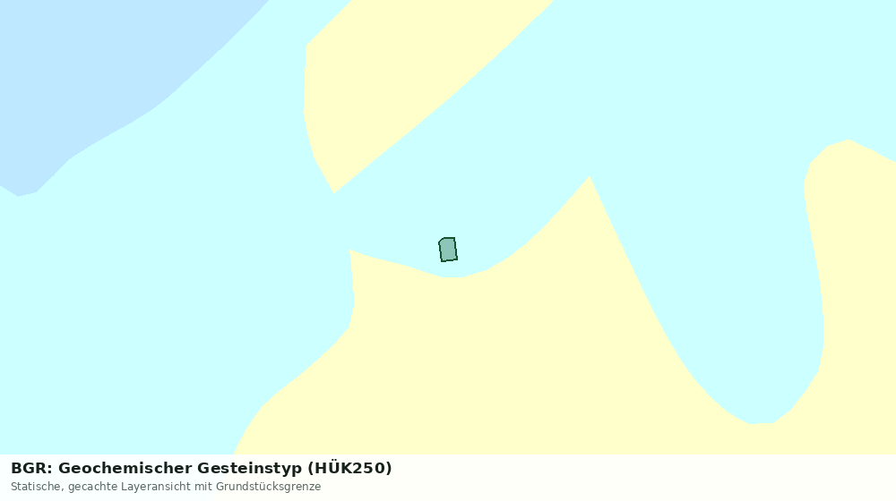Statische Kartenansicht: BGR: Geochemischer Gesteinstyp (HÜK250)