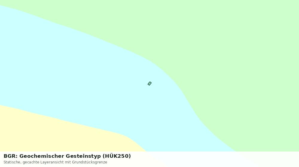 Statische Kartenansicht: BGR: Geochemischer Gesteinstyp (HÜK250)