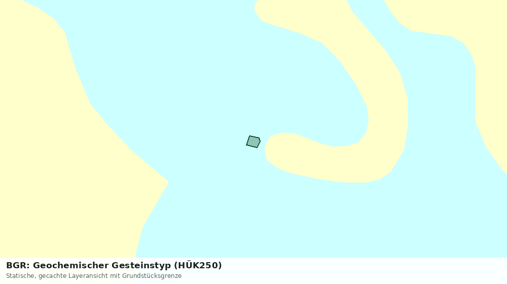 Statische Kartenansicht: BGR: Geochemischer Gesteinstyp (HÜK250)
