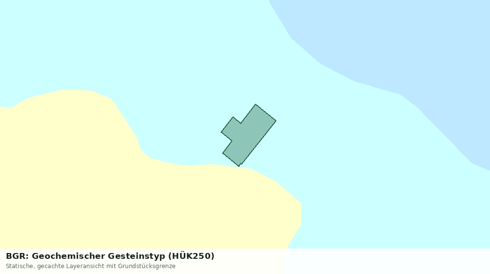 Statische Kartenansicht: BGR: Geochemischer Gesteinstyp (HÜK250)