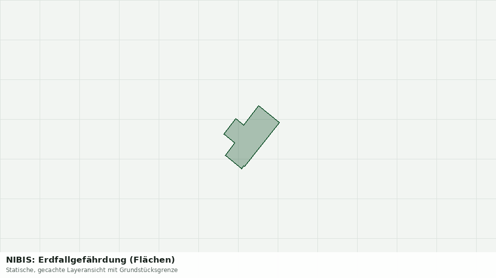 Statische Kartenansicht: NIBIS: Erdfallgefährdung (Flächen)