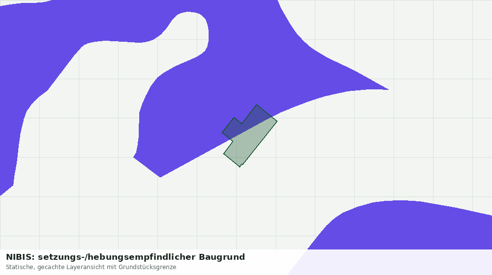 Statische Kartenansicht: NIBIS: setzungs-/hebungsempfindlicher Baugrund