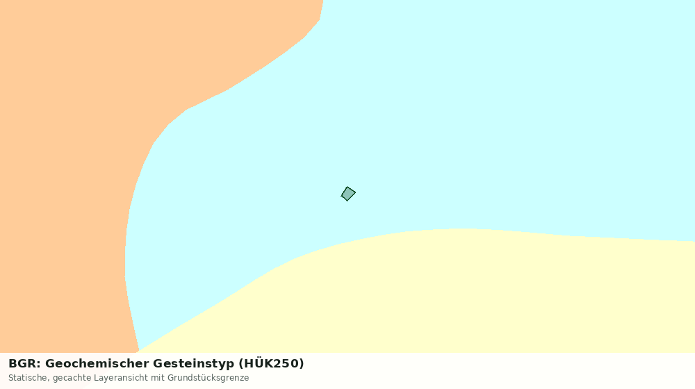 Statische Kartenansicht: BGR: Geochemischer Gesteinstyp (HÜK250)