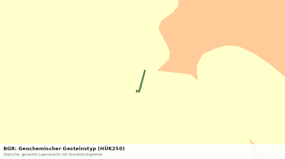 Statische Kartenansicht: BGR: Geochemischer Gesteinstyp (HÜK250)