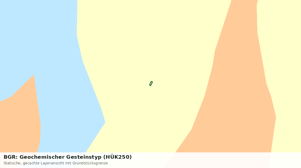 Statische Kartenansicht: BGR: Geochemischer Gesteinstyp (HÜK250)