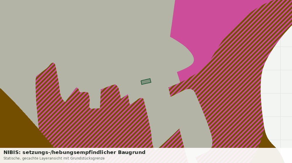 Statische Kartenansicht: NIBIS: setzungs-/hebungsempfindlicher Baugrund