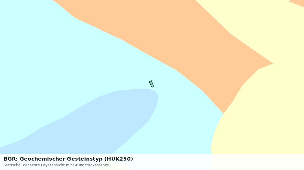 Statische Kartenansicht: BGR: Geochemischer Gesteinstyp (HÜK250)