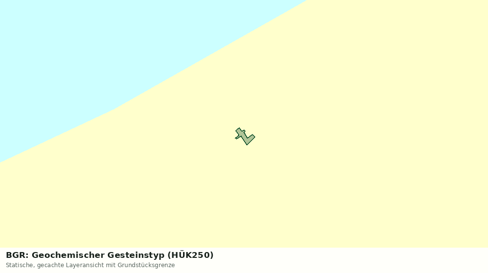 Statische Kartenansicht: BGR: Geochemischer Gesteinstyp (HÜK250)