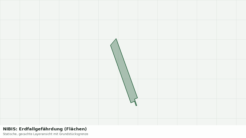 Statische Kartenansicht: NIBIS: Erdfallgefährdung (Flächen)