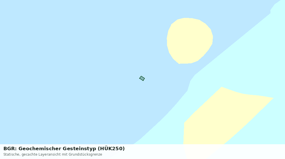 Statische Kartenansicht: BGR: Geochemischer Gesteinstyp (HÜK250)