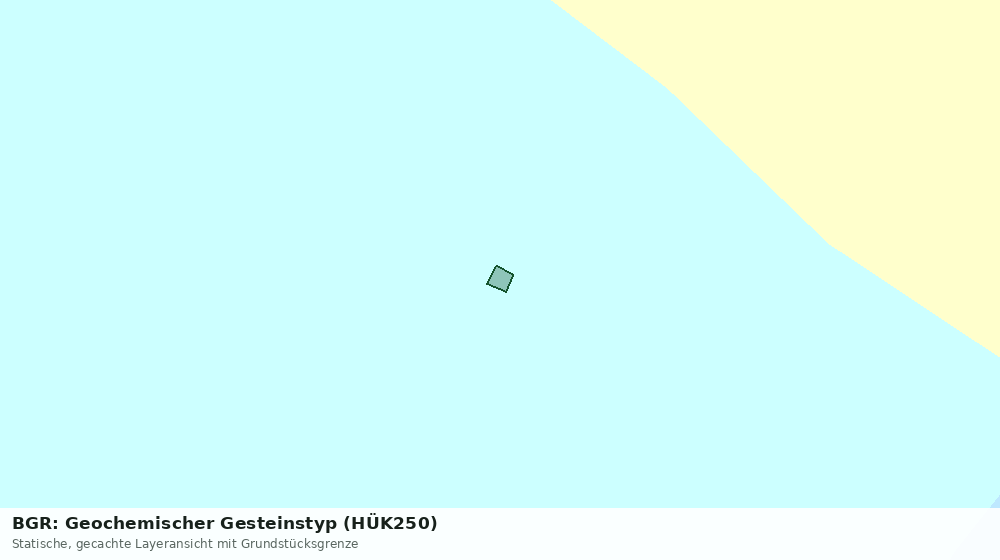 Statische Kartenansicht: BGR: Geochemischer Gesteinstyp (HÜK250)