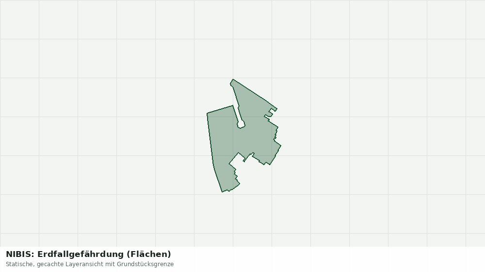 Statische Kartenansicht: NIBIS: Erdfallgefährdung (Flächen)