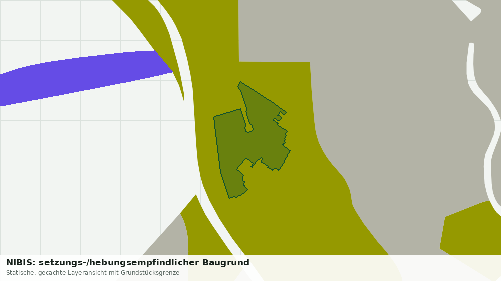 Statische Kartenansicht: NIBIS: setzungs-/hebungsempfindlicher Baugrund