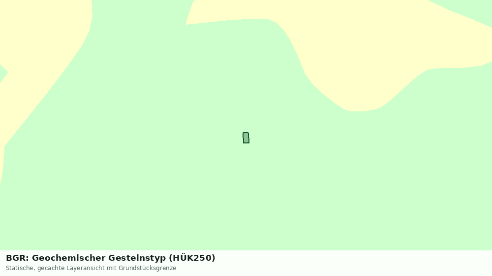 Statische Kartenansicht: BGR: Geochemischer Gesteinstyp (HÜK250)
