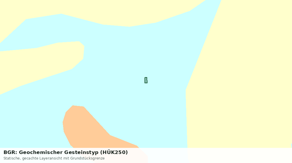 Statische Kartenansicht: BGR: Geochemischer Gesteinstyp (HÜK250)