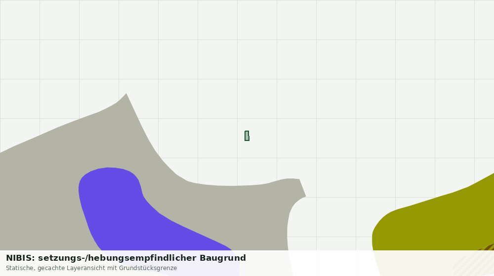 Statische Kartenansicht: NIBIS: setzungs-/hebungsempfindlicher Baugrund