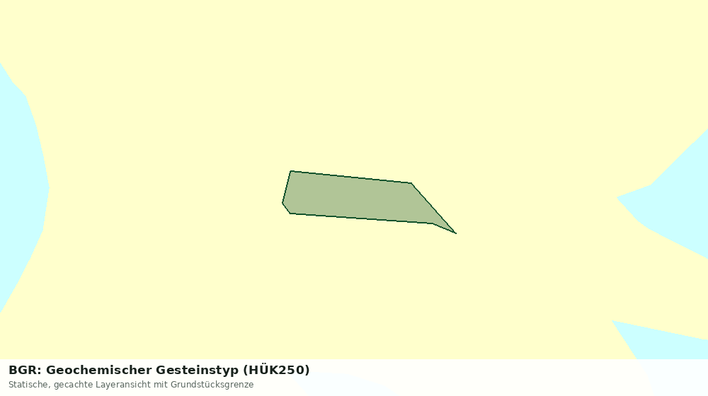 Statische Kartenansicht: BGR: Geochemischer Gesteinstyp (HÜK250)