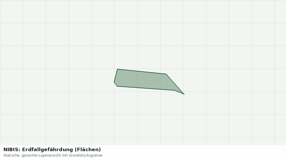 Statische Kartenansicht: NIBIS: Erdfallgefährdung (Flächen)