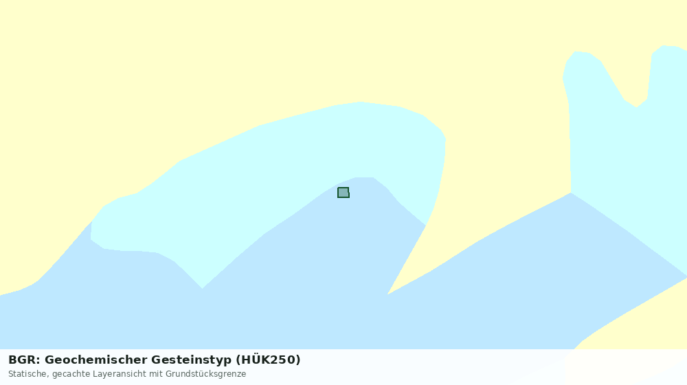 Statische Kartenansicht: BGR: Geochemischer Gesteinstyp (HÜK250)