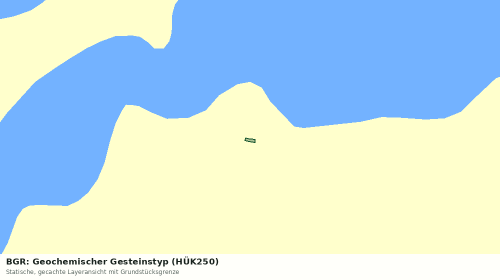 Statische Kartenansicht: BGR: Geochemischer Gesteinstyp (HÜK250)