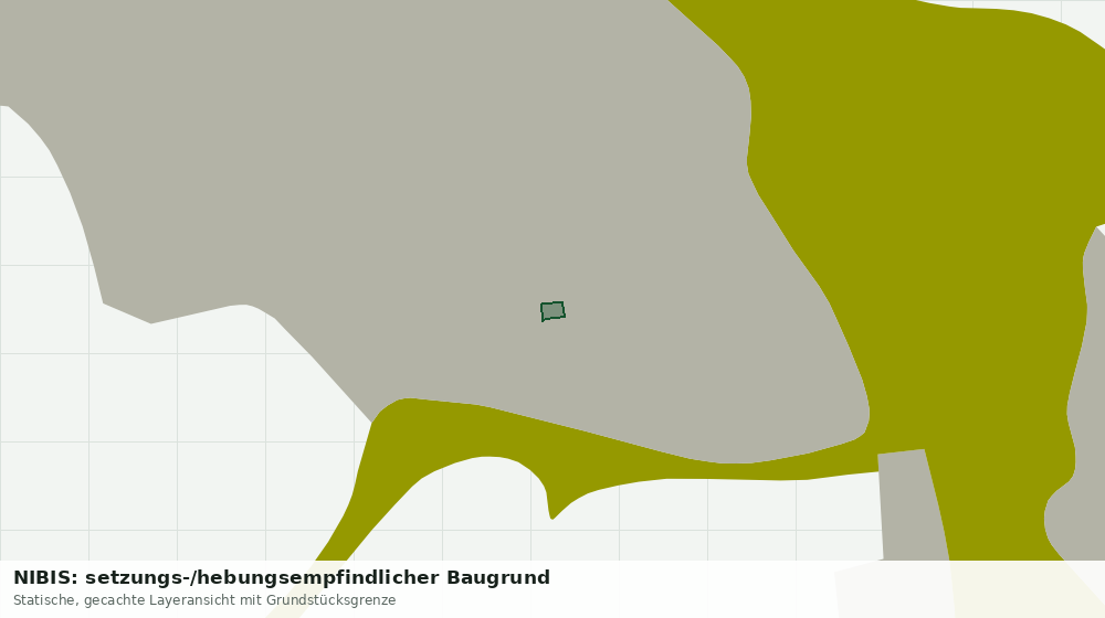 Statische Kartenansicht: NIBIS: setzungs-/hebungsempfindlicher Baugrund