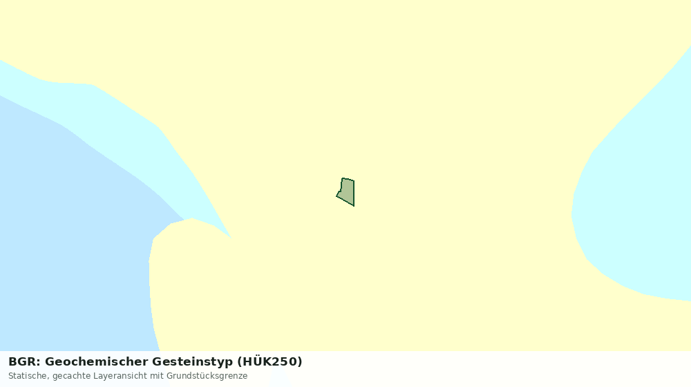 Statische Kartenansicht: BGR: Geochemischer Gesteinstyp (HÜK250)