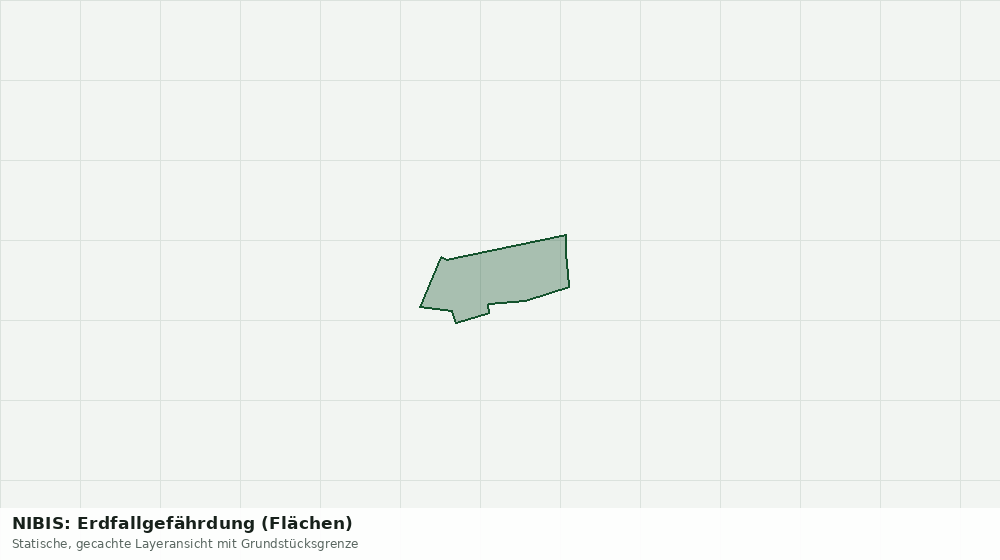Statische Kartenansicht: NIBIS: Erdfallgefährdung (Flächen)