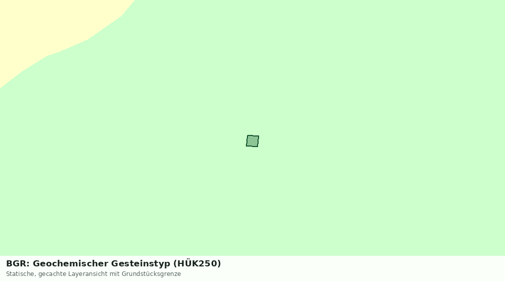 Statische Kartenansicht: BGR: Geochemischer Gesteinstyp (HÜK250)