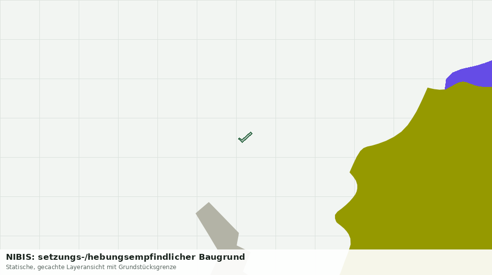 Statische Kartenansicht: NIBIS: setzungs-/hebungsempfindlicher Baugrund
