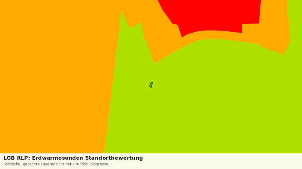 Statische Kartenansicht: LGB RLP: Erdwärmesonden Standortbewertung