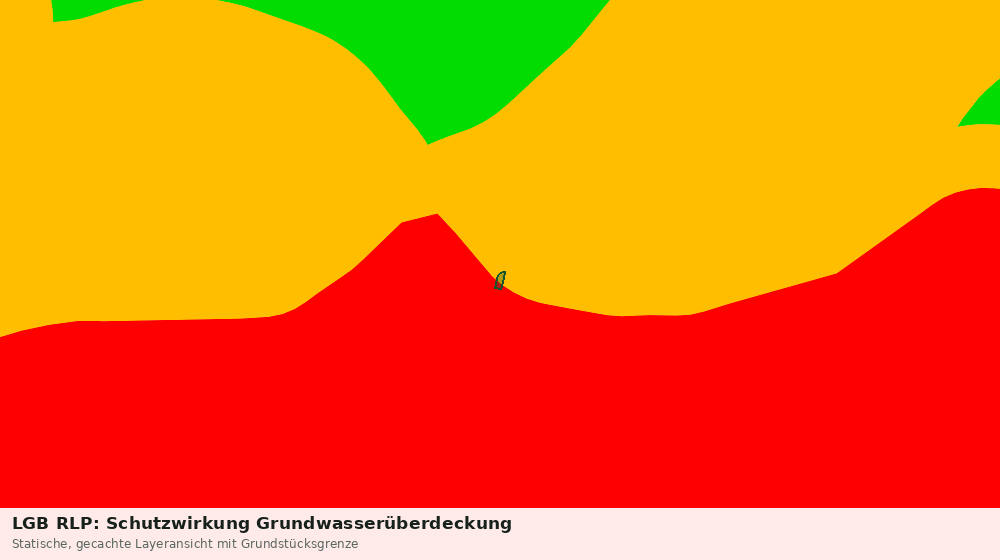 Statische Kartenansicht: LGB RLP: Schutzwirkung Grundwasserüberdeckung