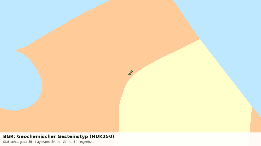 Statische Kartenansicht: BGR: Geochemischer Gesteinstyp (HÜK250)