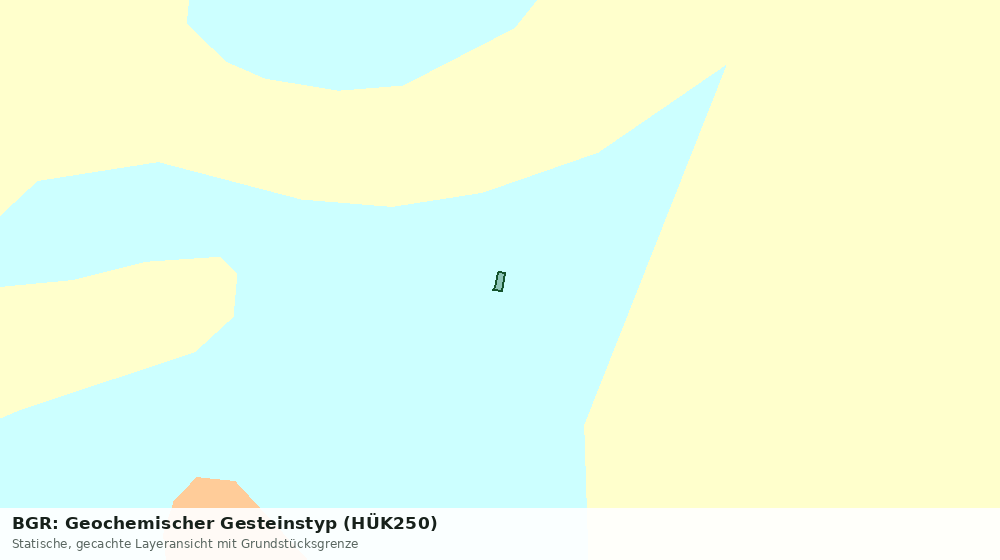 Statische Kartenansicht: BGR: Geochemischer Gesteinstyp (HÜK250)