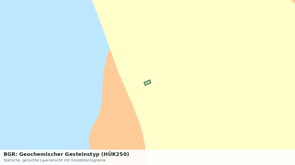 Statische Kartenansicht: BGR: Geochemischer Gesteinstyp (HÜK250)