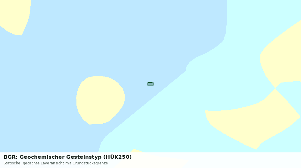 Statische Kartenansicht: BGR: Geochemischer Gesteinstyp (HÜK250)