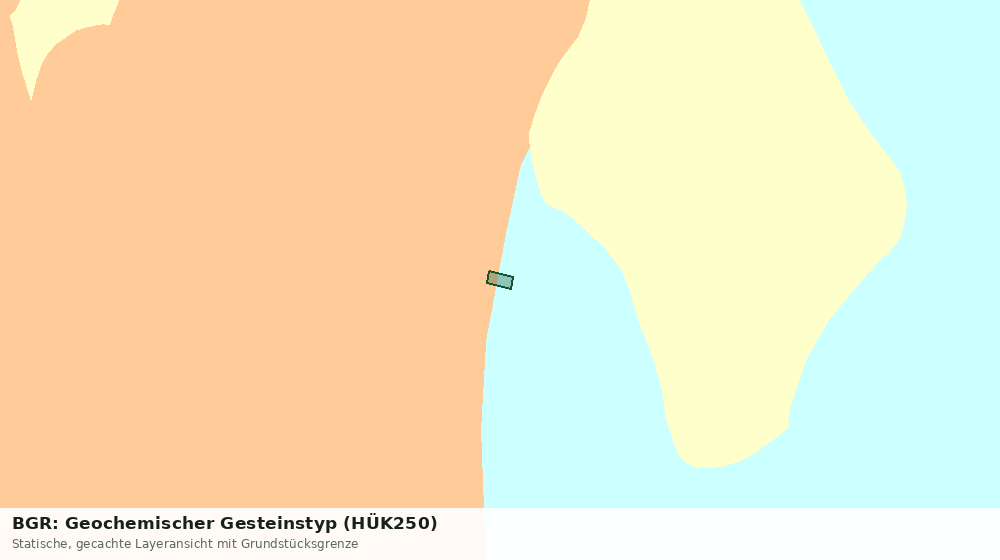 Statische Kartenansicht: BGR: Geochemischer Gesteinstyp (HÜK250)