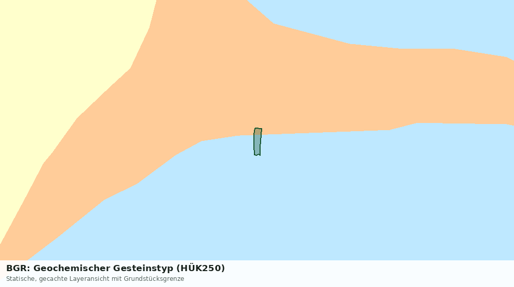 Statische Kartenansicht: BGR: Geochemischer Gesteinstyp (HÜK250)