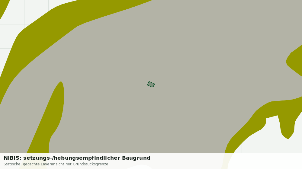 Statische Kartenansicht: NIBIS: setzungs-/hebungsempfindlicher Baugrund