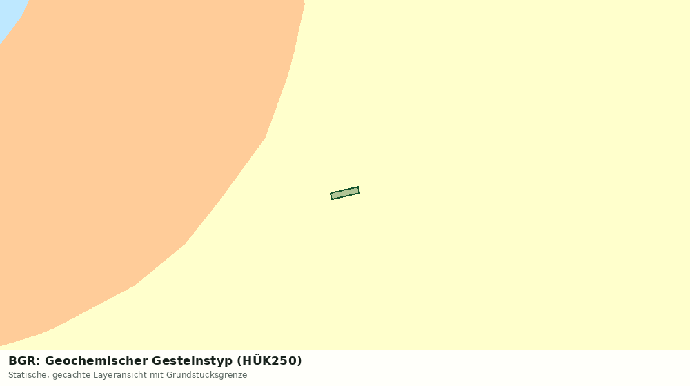 Statische Kartenansicht: BGR: Geochemischer Gesteinstyp (HÜK250)