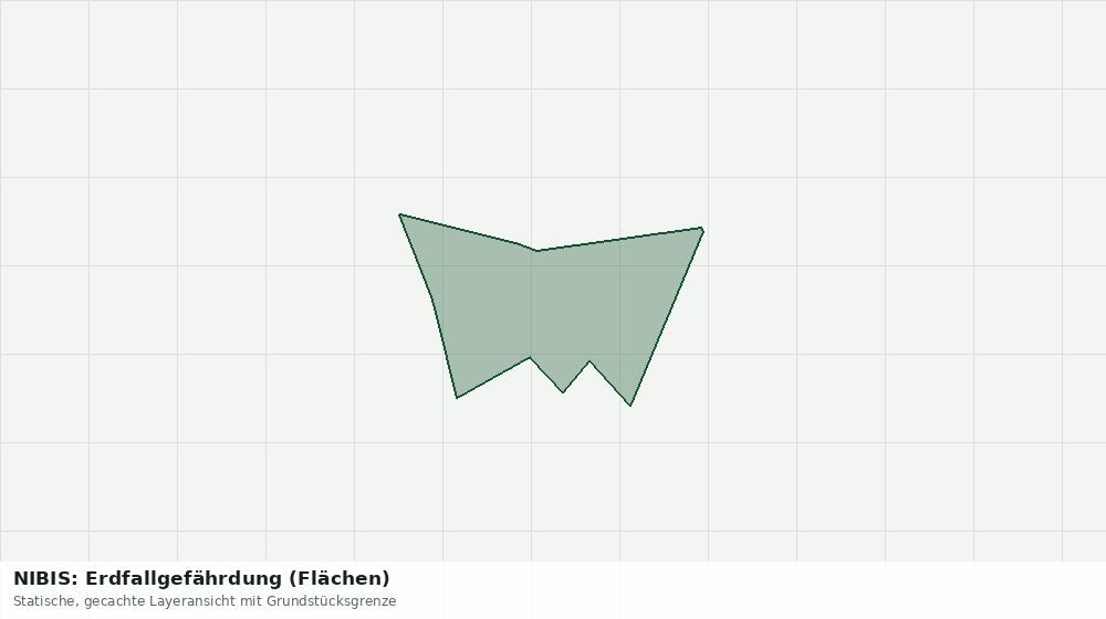 Statische Kartenansicht: NIBIS: Erdfallgefährdung (Flächen)